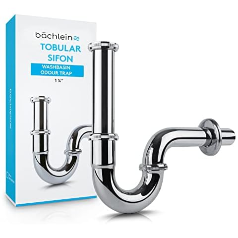 Bächlein Universal Tubular Siphon for Washbasin Cover