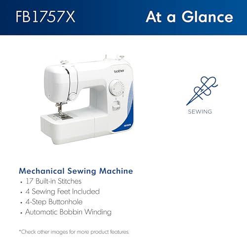 image for Brother FB1757X Mechanical Sewing Machine, White