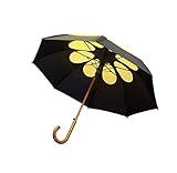 GustBuster Classic 48-Inch Automatic Golf Umbrella (Echo Black/Mellow Yellow)