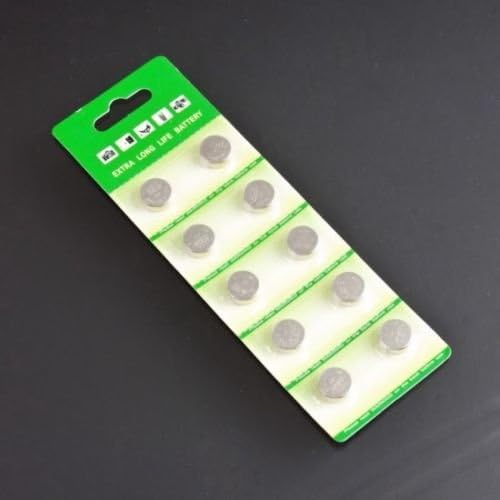 10 Pcs Ag13 Lr44 Lr1154 Sr44 A76 357a 303 V303 357 Alkaline Cell Button Battery