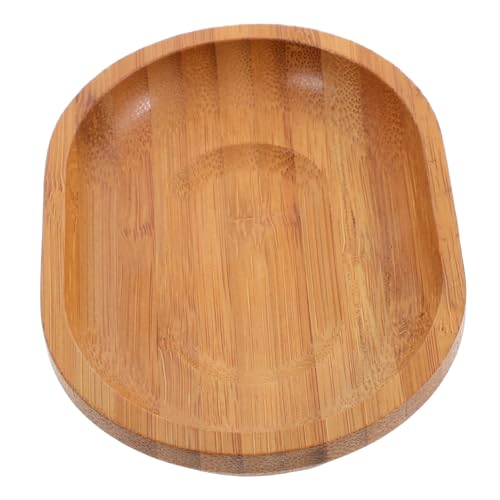 HOLIDYOYO Accesorios De Baño De Madera Jabón para Platos De Viaje Jaboneras para Jabón En Barra Reposacucharas para Encimera De Cocina Plato De Jabón para La Pared De Ducha Light Brown Bambú