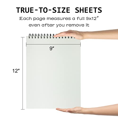 Artbeek Watercolor Pad 9X12 Inch, 32 Sheets (140Lb/300Gsm), 100% Cotton Watercolor Paper,Cold Pressed,Acid-Free, Art Sketchbook Pad For Painting & Drawing, Wet, Mixed Media #TOP1