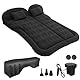 SWAWIS Auto Luftmatratze Auto Matratze SUV Autobett Matratze Camping Luftmatratze Auto Matratze Kofferraum mit Pumpe Dickere Rücksitz Luftmatratze Kissen Für Auto Camping, Schwarz