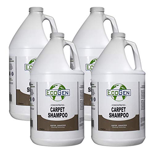 EcoGen Carpet Shampoo; Concentrated Formula, Deep Cleaning, Unscented, Non...