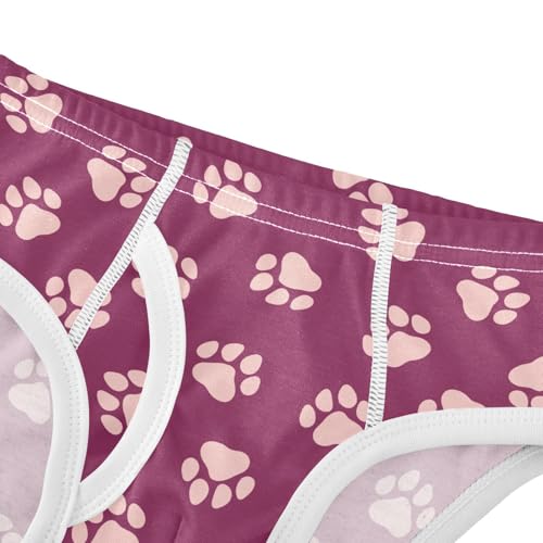 Cotton Little Boys Briefs Soft Footprints Toddler Underwear4