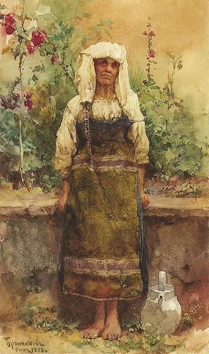 Tableau moderne Fedor Bronnikov 60x90cm peinture impression italienne pour bureau