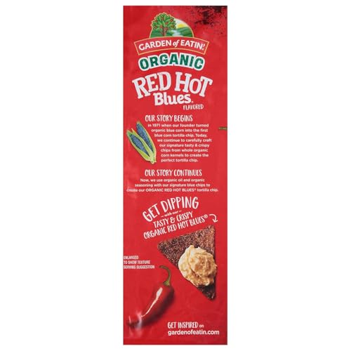 Garden of Eatin' Organic Red Hot Blues Blue Corn Tortilla Chip 14 oz