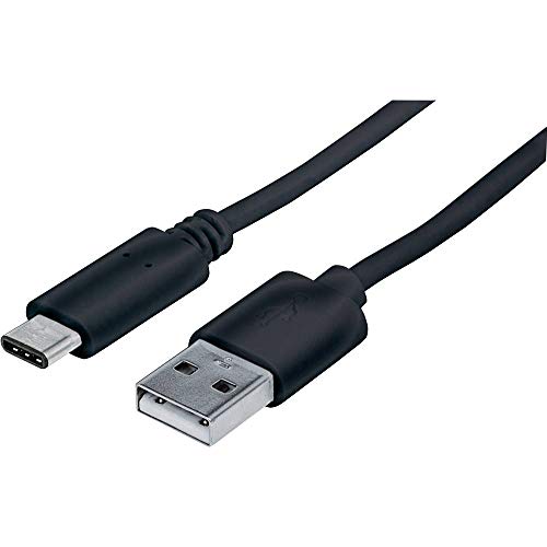 Goobay 67890 SuperSpeed 3.1 USB C -> USB 3.0 (Typ A) Ladekabel, Datenkabel, UnterstĂĽtzt Charging & Sync, 3-Fach geschirmt, 1m, schwarz