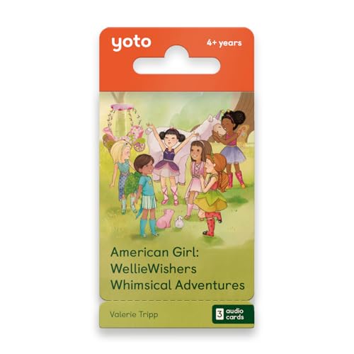 YOTO American Girl: WellieWishers Whimsical Adventures - 3 Kids Audiobook Cards for Use with Player & Mini All–in–1 Audio Player, Educational &...