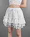 Nuoqi White Ruffle Bloomer for Women Cotton Victorian Pantaloons Vintage Knickers XL