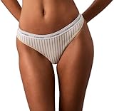 Calvin Klein Braguita Mujer con Logotipo en la Cintura, Blanco (White), S