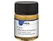 Produktbild Kreul 77571 - Acryl Metallicfarbe, 50 ml Glas in gold, glamouröse Acrylfarbe mit Metalliceffekt auf Wasserbasis, cremig deckend, schnelltrocknend und wasserfest