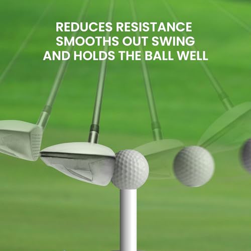 Amy Sport Golf Rubber Tees 30 Pack Bulk (White-30 Pack (1.5")) - image 6