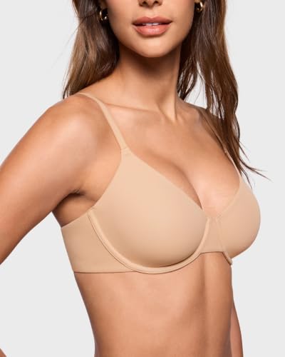 Image of INLYRIC Women's Unlined Balconette Bra Tshirt Underwire