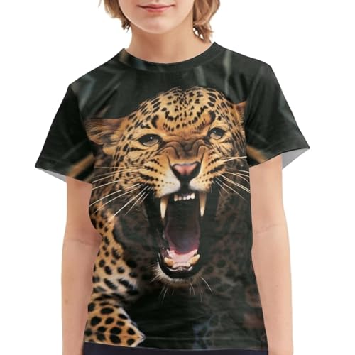 Xhuibop Kids T Shirts for Boys Size 3-16 Girls Short Sleeve Sportswear Active Tops2