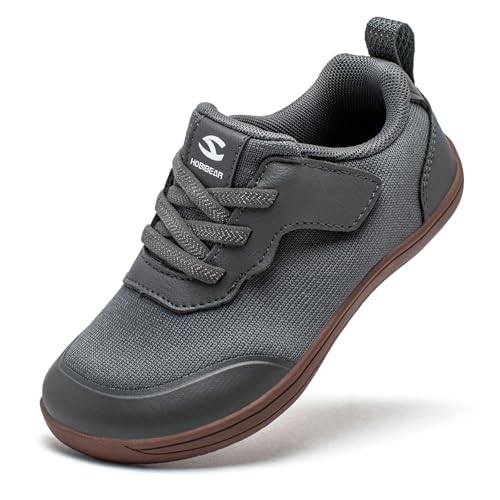 HOBIBEAR Toddler and Kids Wide Minimalist Barefoot Shoes Boys Girls Walking Sneakers Shoes | Zero Drop Sneakers (Toddler/Little Kid/Big Kid)