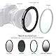 72mm auf 52mm Objektivadapter Ring,Step-Down-Ring Filter Adapter Kompatibel mit Allen 72mm Objektiven mit 52mm UV ND CPL Filter +1pcs Objektivreinigungstuch