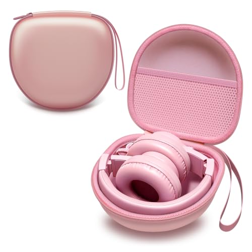 Kids Headphones Case for Folding Headphone, Rose Gold (Case Only)