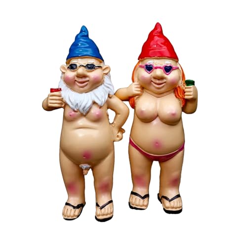 outdoor statues gnomes