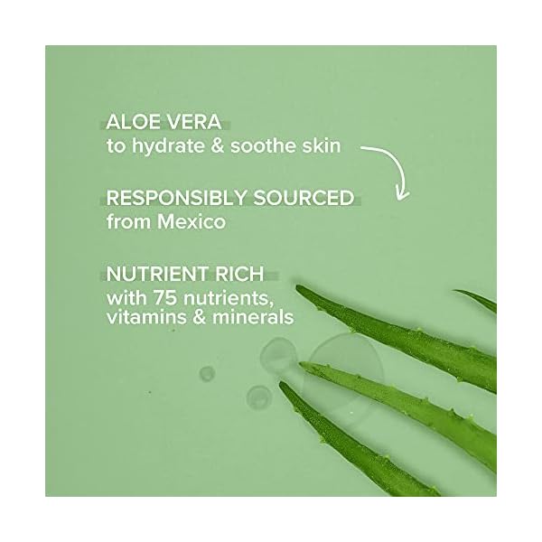 Burt's Bees Calming Day Lotion with Aloe and Rice Milk for Sensitive Skin, 98.8% Natural Origin, 1.8 Fluid Ounces