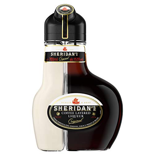 Sheridan's Crema de Licor Café y Chocolate Negro, 700 ml