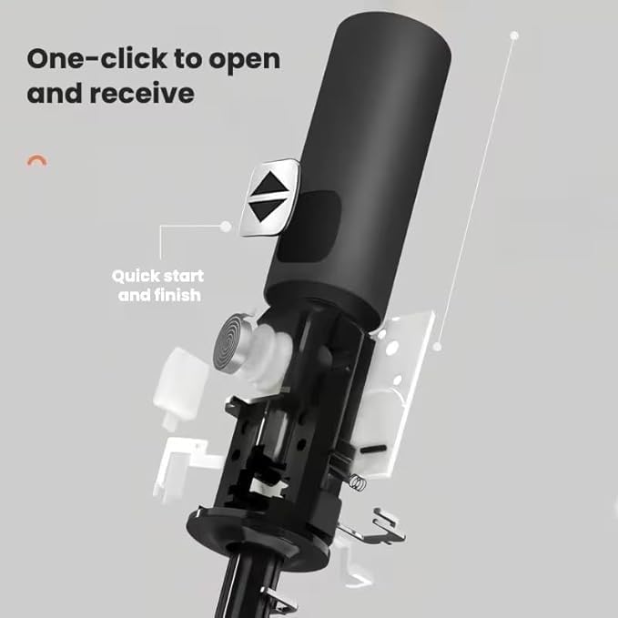 Image of ๐๐ฎ๐ป๐๐ฒ๐ฟ๐ฎ Compact Automatic Folding Umbrella - Windproof, UV Protection, ๐ญ๐ฎ ๐ฅ๐ถ๐ฏ๐ Lightweight Portable Travel Portable Umbrella for Men & Women Use in Sun & ๐ฅ๐ฎ๐ถ๐ป (Pink)