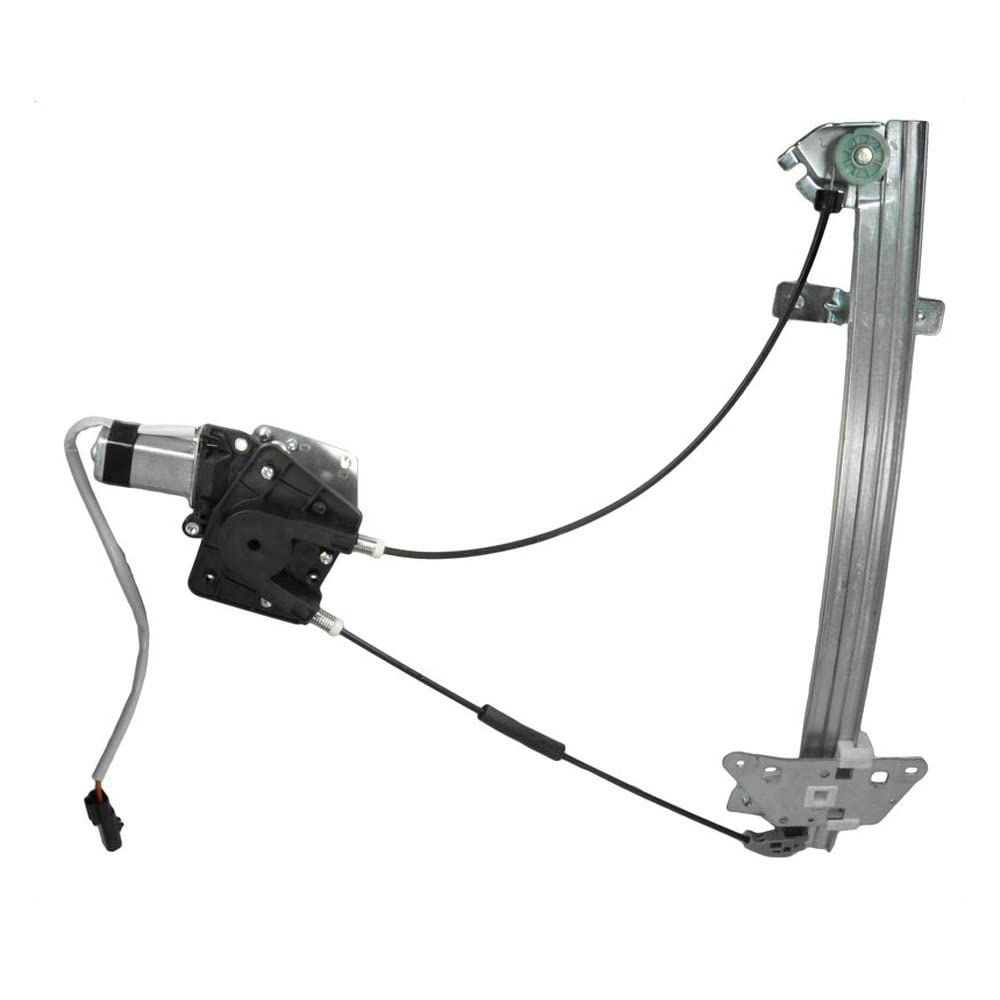 TRQ Front Right Power Window Regulator &amp; Motor Assembly Passenger Side Compatible with 2000-2004 Dodge Dakota 1998-2003 Durango CH1351131