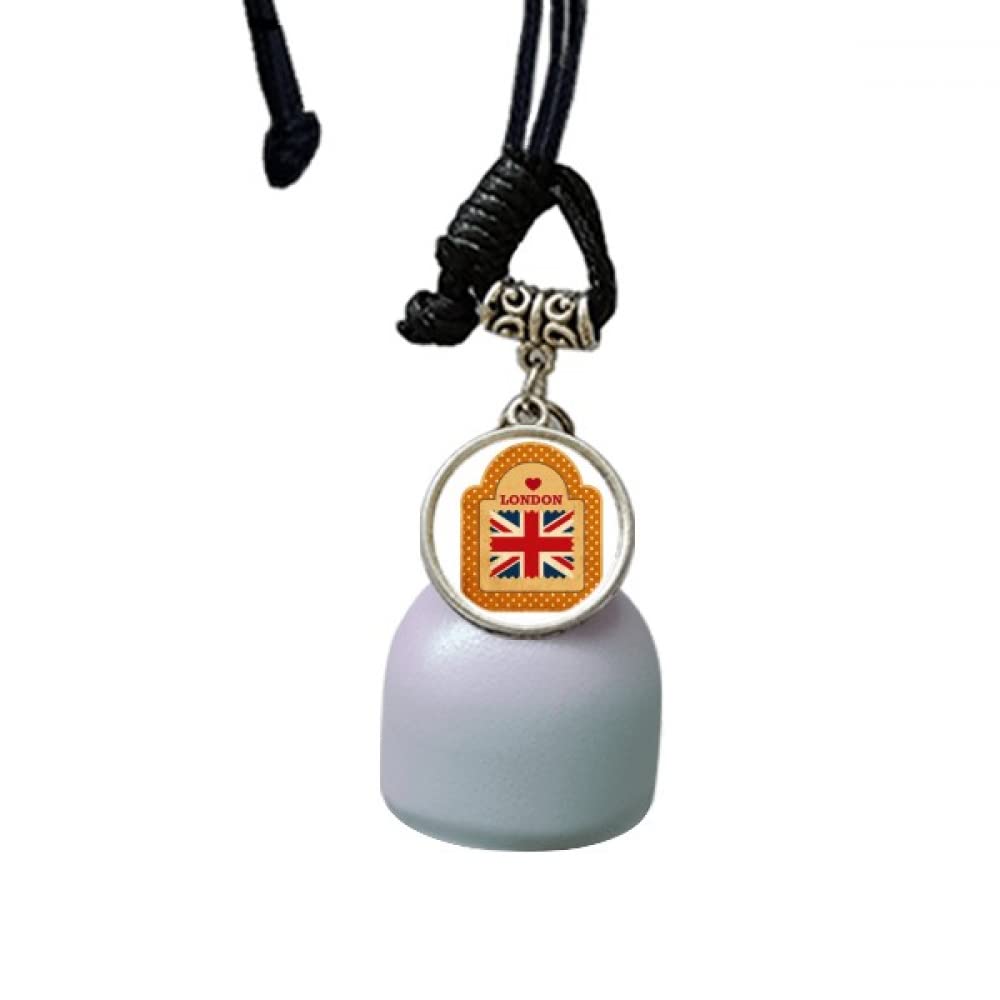 Sello Union Jack de Londres accesorio para colgar en mochilas y maletas de viaje