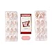 KISS imPRESS No Glue Mani Press On Nails, French, 'Fearless', Light Neutral + White Tip French, Medium, Almond Shape, Includes 30 Nails, Prep Pad, Instructions Sheet, 1 Manicure Stick, 1 Mini File