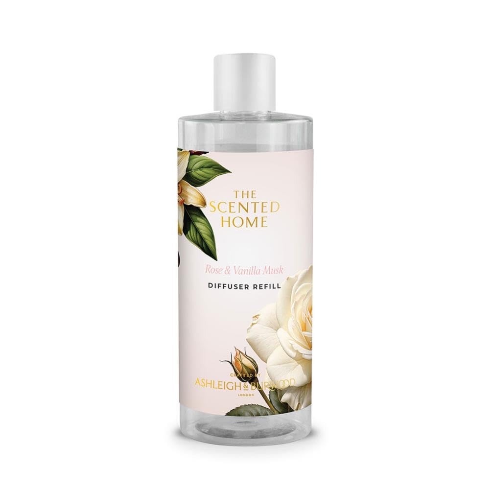 ASHLEIGH & BURWOOD Rose & Vanilla Musk Reed Diffuser Refill 300ml