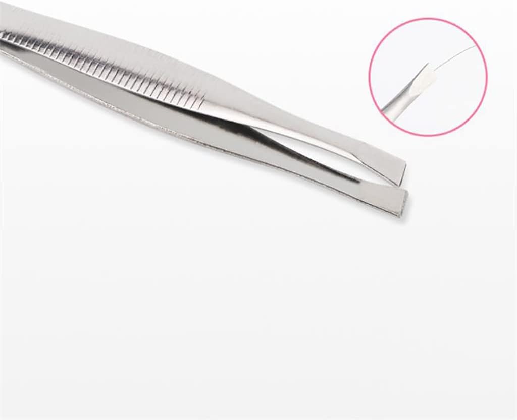 ZHONGポータブル眉毛ピンセットトリマーシェイパーステンレススチール