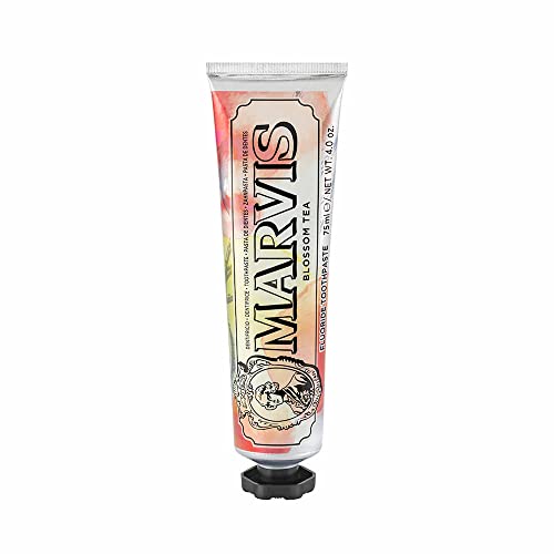 Marvis Blossom Tea I Zahncreme in der Geschmacksrichtung schwarzer Tee und Blüten I limitiert I Tea Collection, 75 ml Cover
