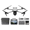DJI Air 3S Combo Fly More (RC 2 con schermo), drone con fotocamera grandangolare CMOS 1" e teleobiettivo medio per adulti, 4K/60fps, rilevamento omnidirezionale e 3 batterie per volare più a lungo