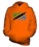 Photo Gallery candymix tanzania bandiera effetto consumato unisex bambino ragazzi/ragazze felpe con cappuccio, taglia 9-11 anni, colore arancione Photo Gallery candymix tanzania bandiera effetto consumato unisex bambino ragazzi/ragazze felpe con cappuccio, taglia 9-11 anni, colore arancione