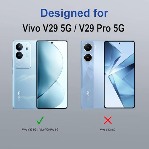 Image of Zapcase Back Case Cover for Vivo V29 5G | Compatible for Vivo V29 5G Back Cover | Case Cover with Camera Protection | (TPU + PC | Translucent Black)