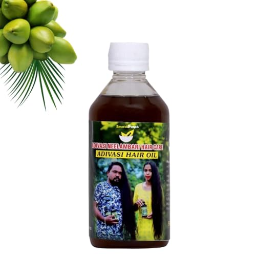 Smartdrops ADIVASI HERBAL Adivasi Nilambari Hair Oil Original, Ayurvedic Hair Care Oil, Strong & Healthy Hair, Scalp Nourishment