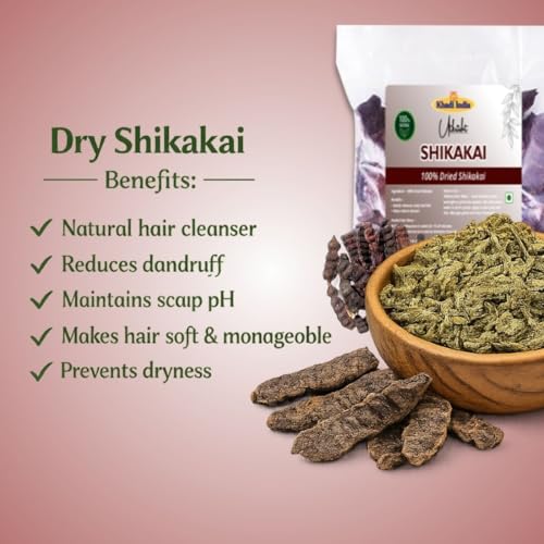 Image of Khadi Utkrisht Dried Amla, Bhringraj & Shikakai Combo for Hair Care | Traditional Ayurvedic Herbs for Hair Wash & - Pack of 3