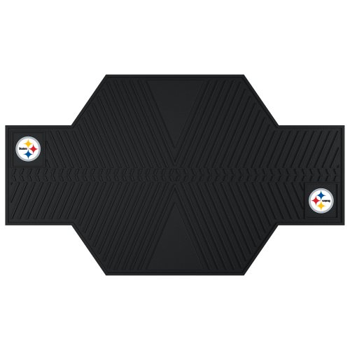 FANMATS 15331 NFL Pittsburgh Steelers Motorcycle Mat , Black, 82.5