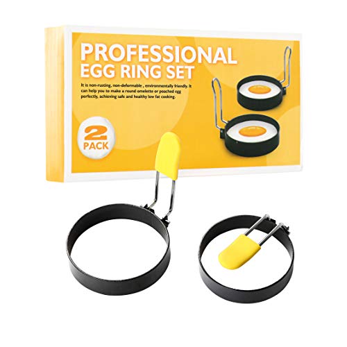 2pc Meta Fried Egg Shaper Fried Egg Pancake Shaper Omelette Mold Mould Frying Rings Egg Kitchen Accessories Cooking Tools