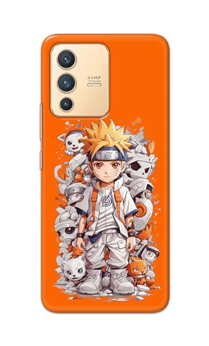 Image of Plastic Printfidaa Printed Hard Back Cover Case For Vivo V23 5G Back Cover (Famous Anime Cartoon Character) -112, Multicolor