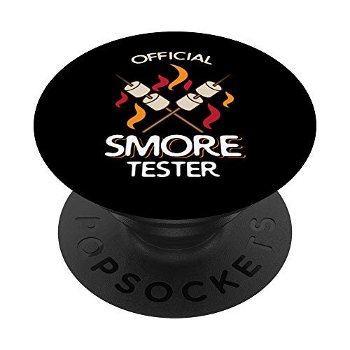 Probador oficial de Smores | Regalo de catador de S'more de Legit PopSockets PopGrip Intercambiable