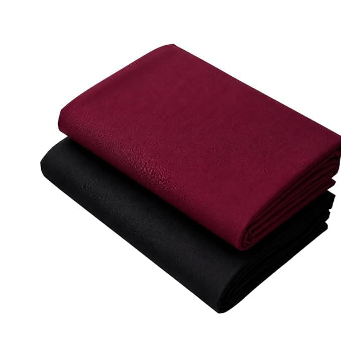 Men's Poly Cotton Unstitched Shirt & Trouser Fabric Combo Set-image-17
