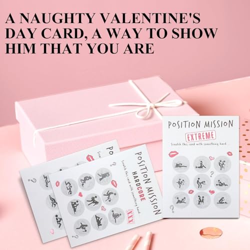 3PCS Naughty Scratch Cards for Him/Her Valentine's Day Funny Scratch Off Anniversary Birthday Card Rude Gift for Him Scratch Card with Full Course Meal Surprise Present for Boyfriend Husband - Image 4