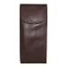 Ili Leather Double Eyeglass Case Toffee Brown