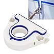 Painter Tape Applicator, Masking Paint Tape Dispenser for Trim Wall Floor, with 1 Roll 25mm Width Blue PainterTapes, Applicator Set Dispenser Tool for Painting Trim (White)
