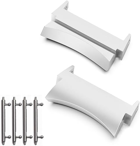 Conectores compatibles con Samsung Galaxy Watch 6 1.575 in 1.732 inGalaxy Watch 6 Classic 1.693 in 1.850 in, adaptador de banda de acero inoxidable