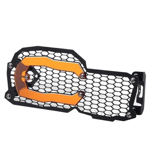 Evitez la casse du phare F800GS grâce à cette grille de protection orange