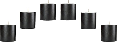 Aura Decor - Velas de pilar alto de 2 x 2 pulgadas, sin perfume. Compra a granel, utilizando una mezcla de cera. Ideal para bodas, linternas de