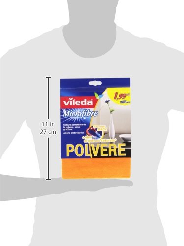 Vileda Stofdoek, microvezeldoek, elektrische werking, machinewasbaar, zacht, zacht, 40 x 30 x 0,4 cm - Image 4