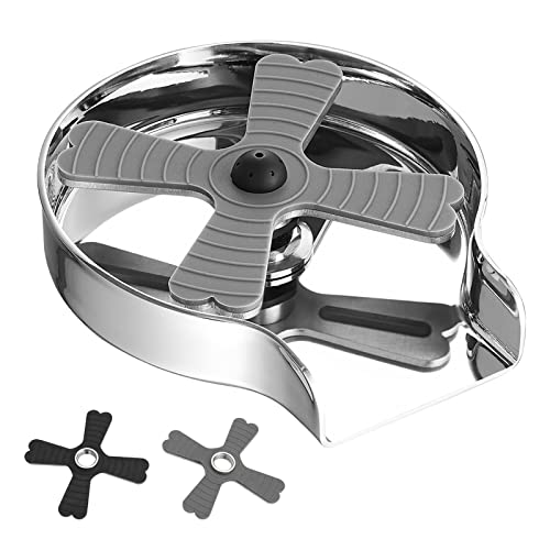 Glass Rinser for Kitchen Sink Bar Glass Washer Bottle Washer Cup Cleaner for Sink Cup Rinser Cup Washer for Sink (Sliver)